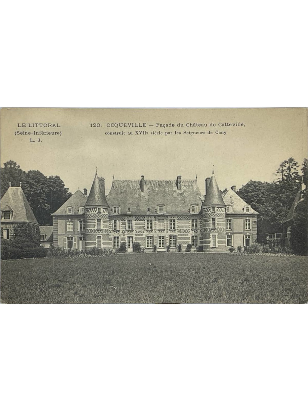 Recto de la carte postale