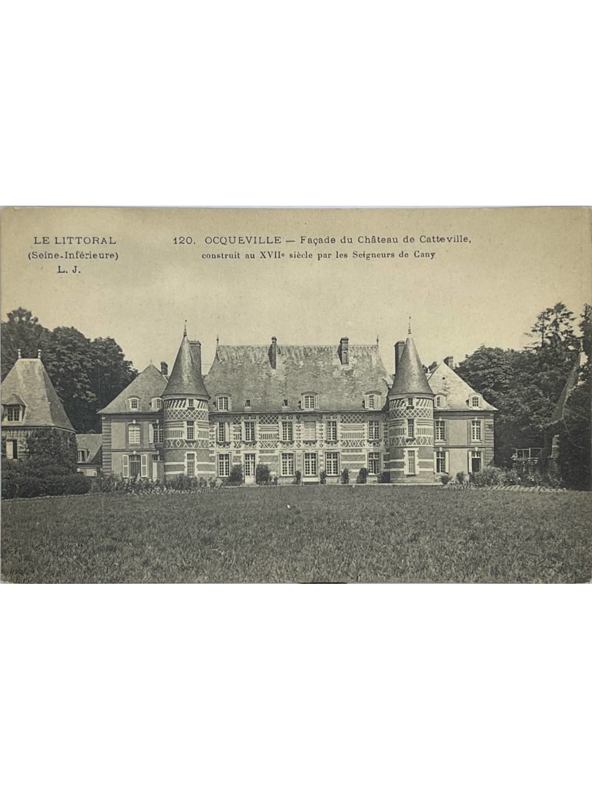 Recto de la carte postale