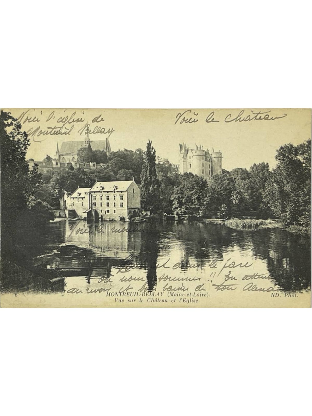 Recto de la carte postale