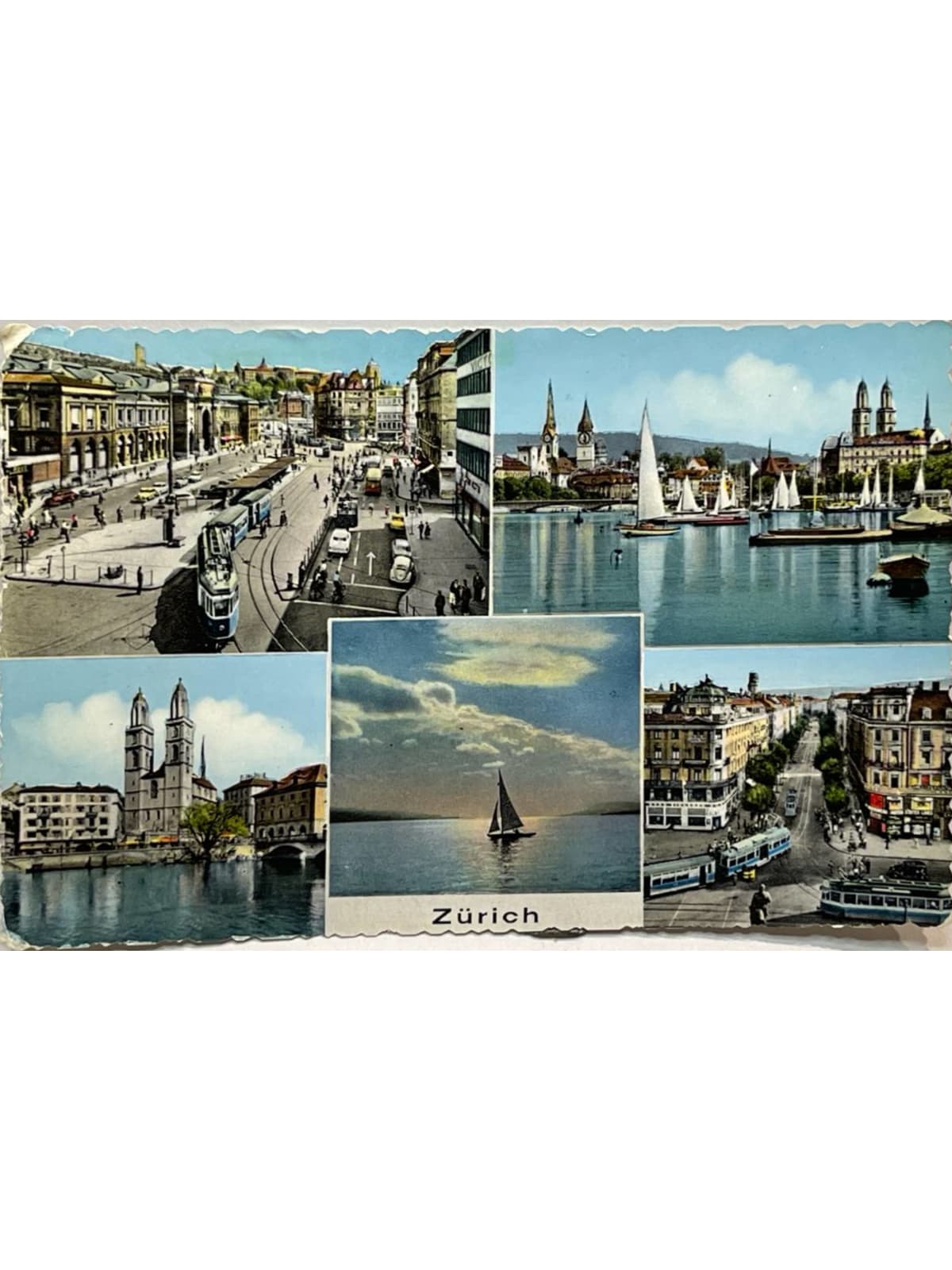 Recto de la carte postale