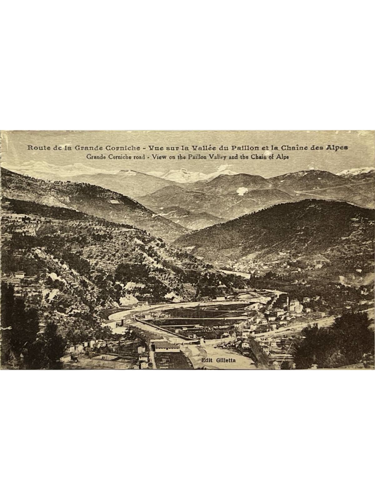 Recto de la carte postale
