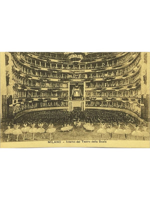 Milan – Intérieur du Teatro alla Scala, scène de ballet – CPA
