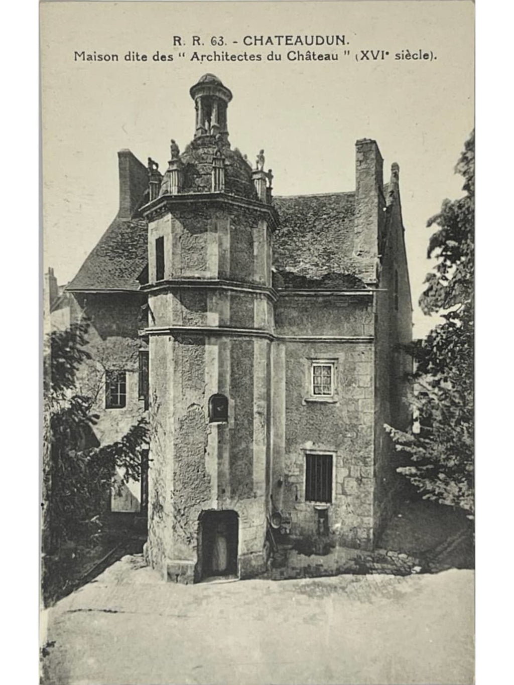 Recto de la carte postale