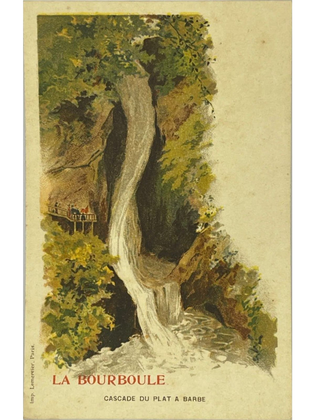 Recto de la carte postale