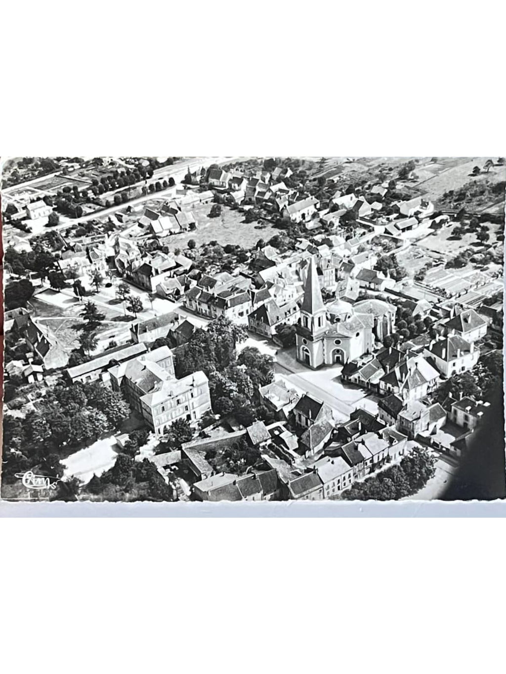 Recto de la carte postale