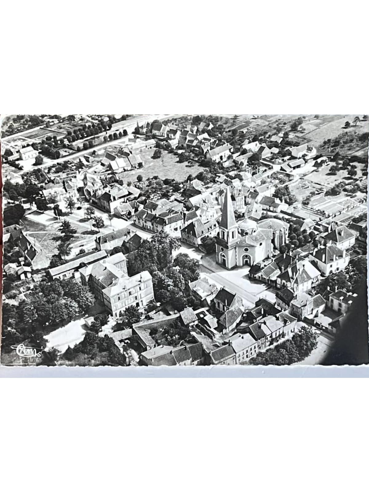 Recto de la carte postale