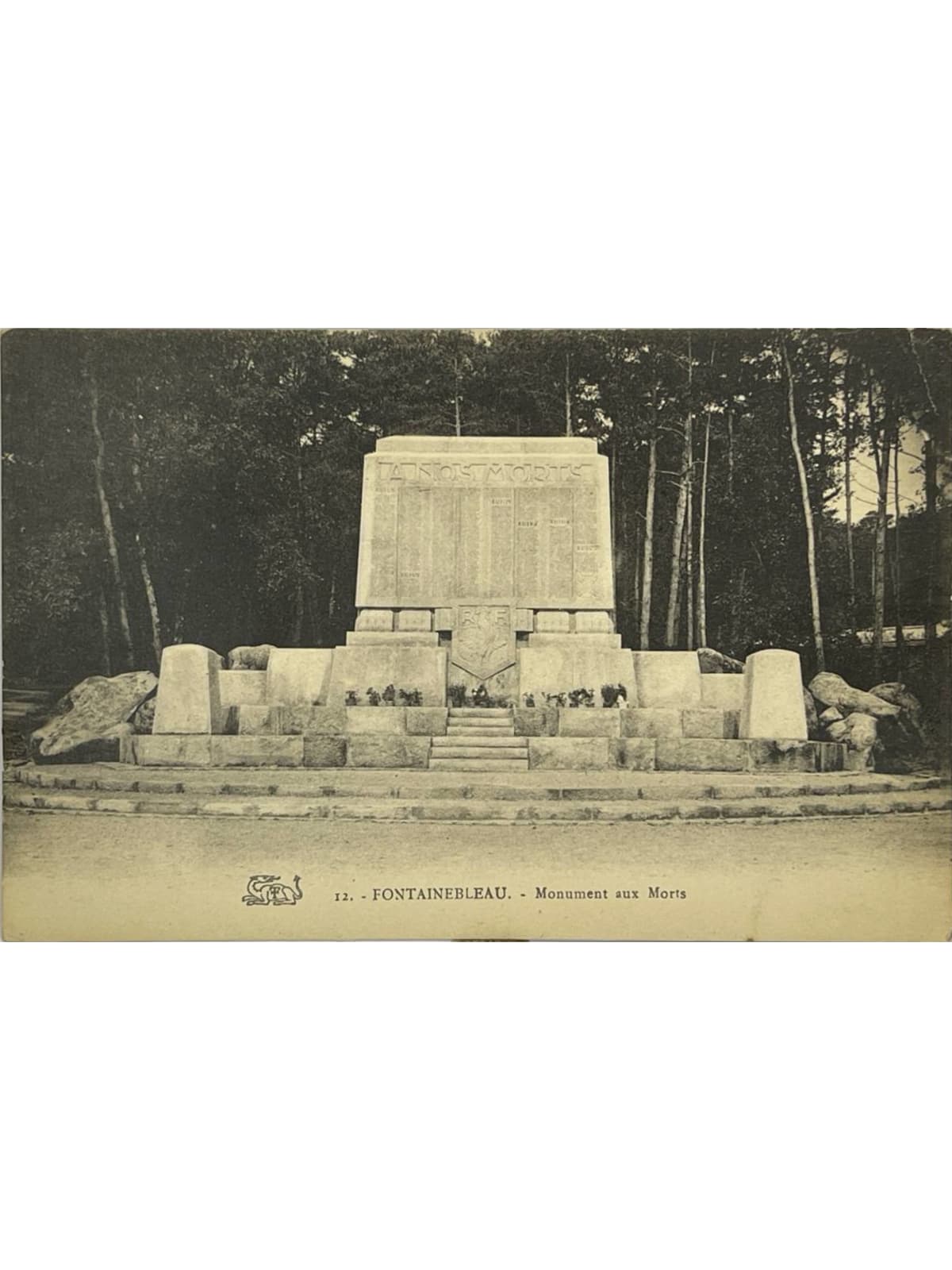 Recto de la carte postale