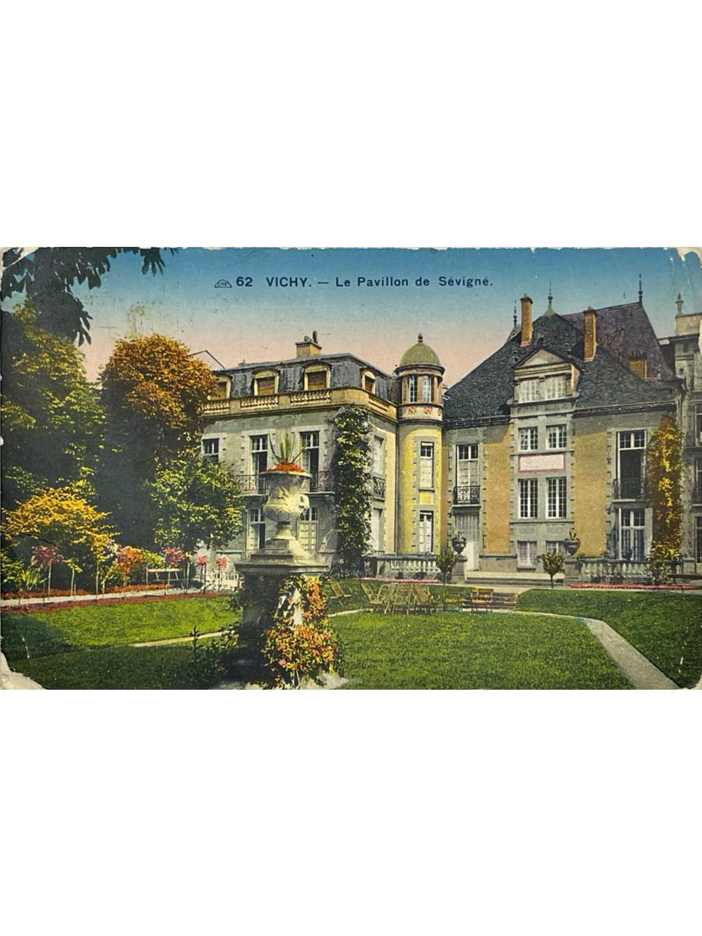 Recto de la carte postale