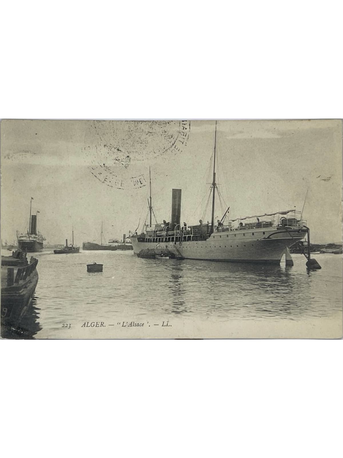 Recto de la carte postale