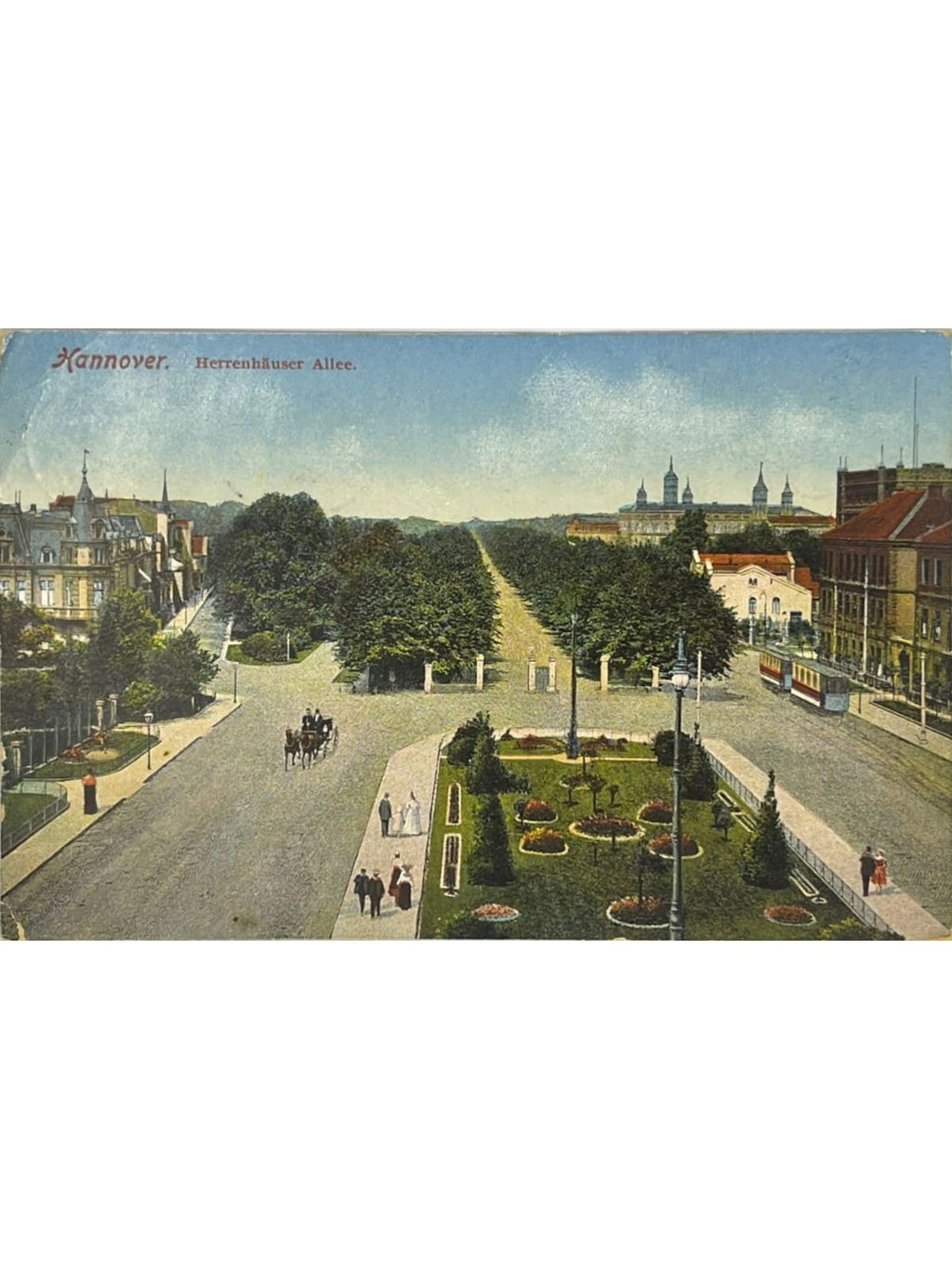Recto de la carte postale