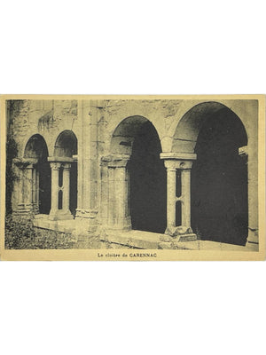 Carennac – Le cloître de l'ancien prieuré Saint-Pierre – CPA