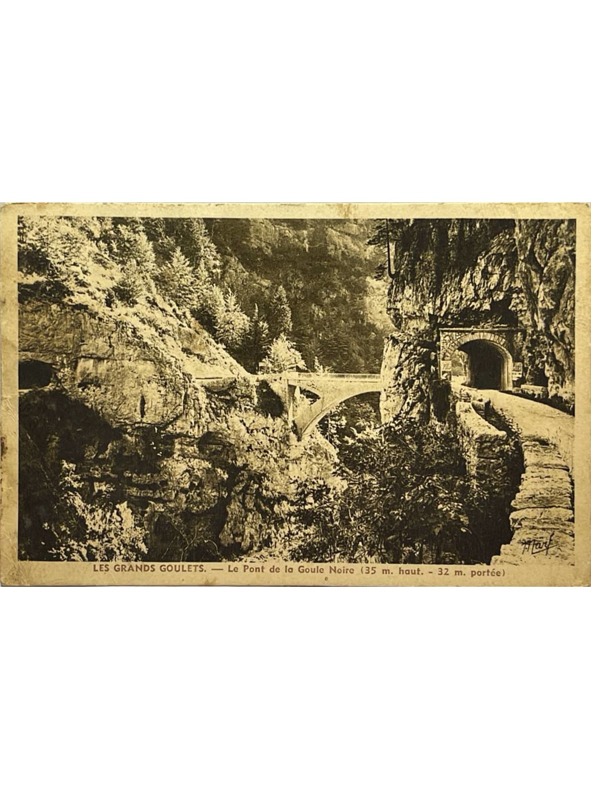 Recto de la carte postale