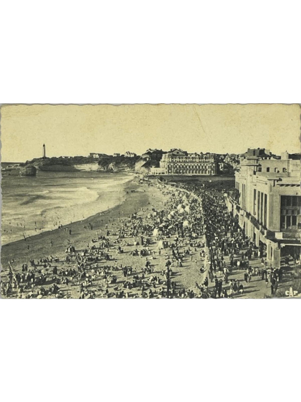 Recto de la carte postale