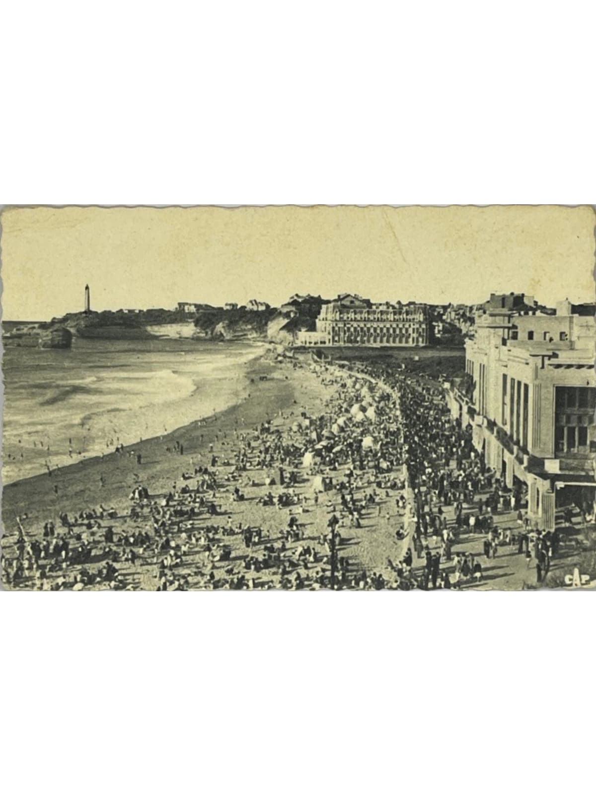 Recto de la carte postale