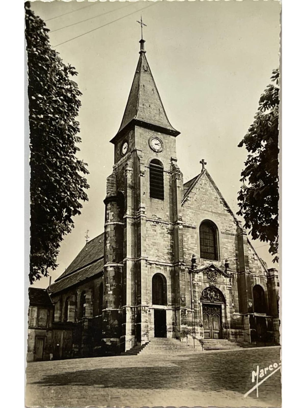 Recto de la carte postale