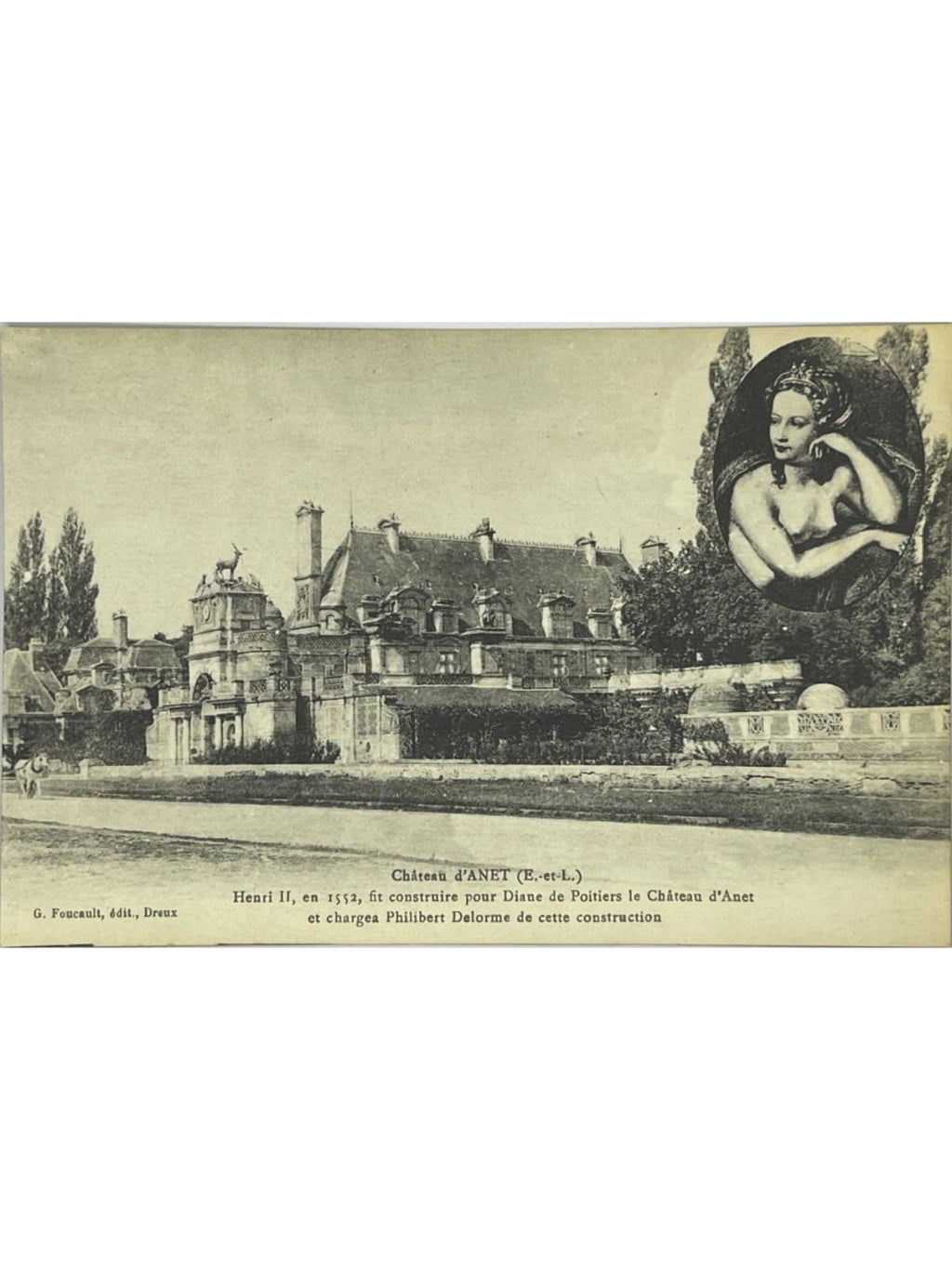 Recto de la carte postale