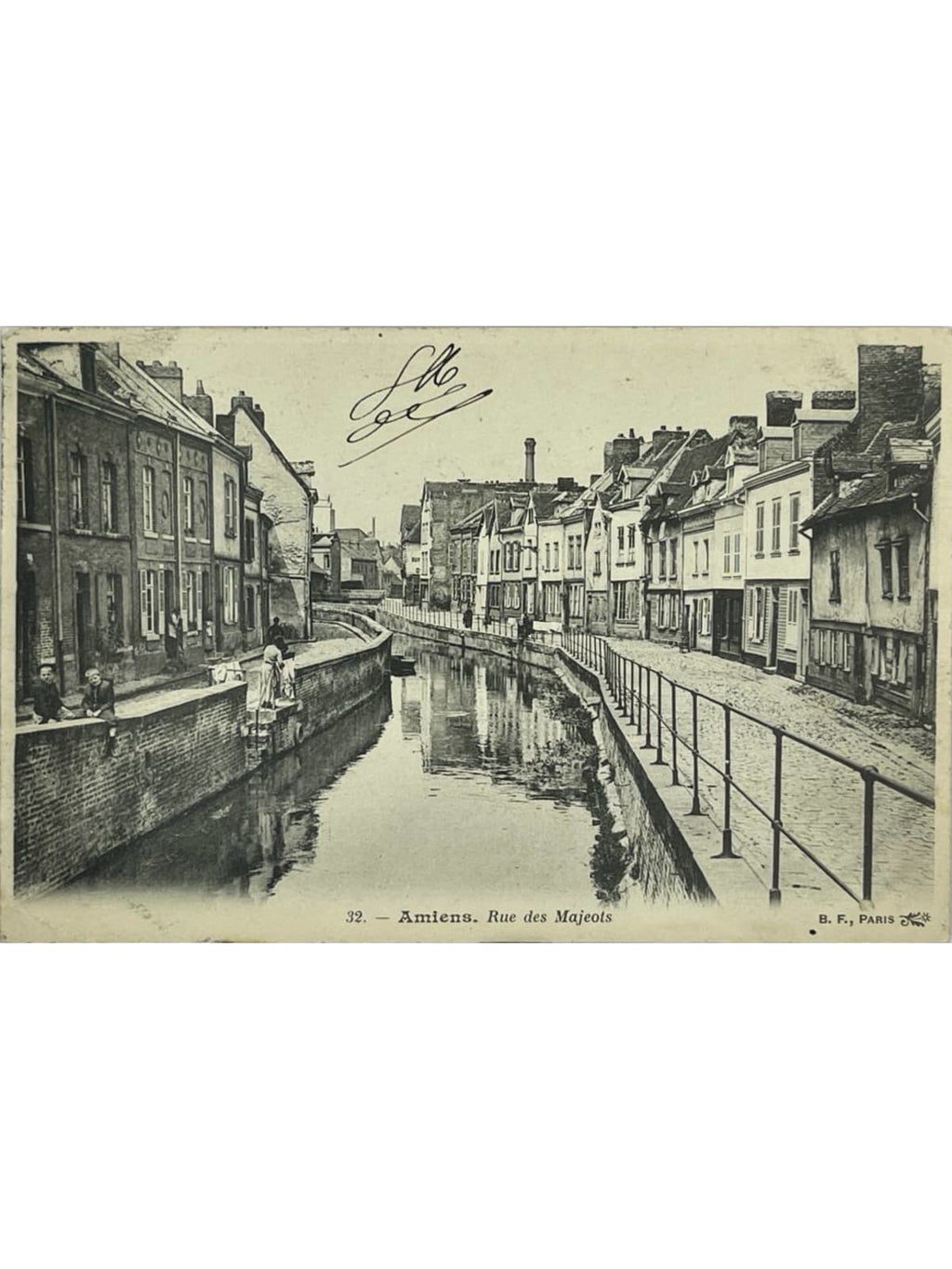 Recto de la carte postale