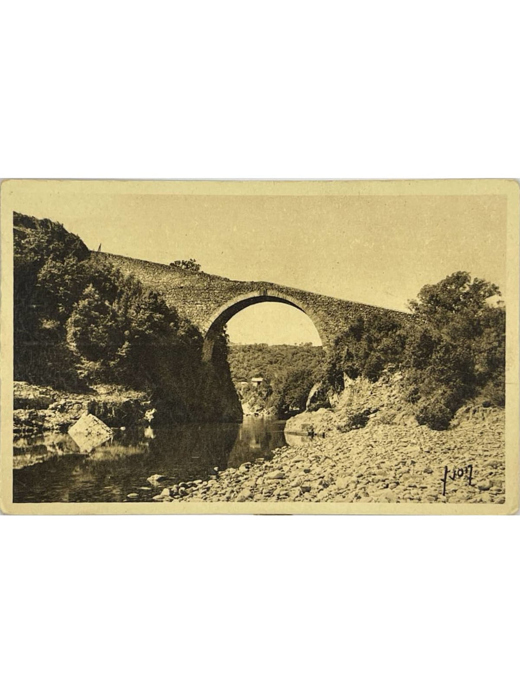 Recto de la carte postale