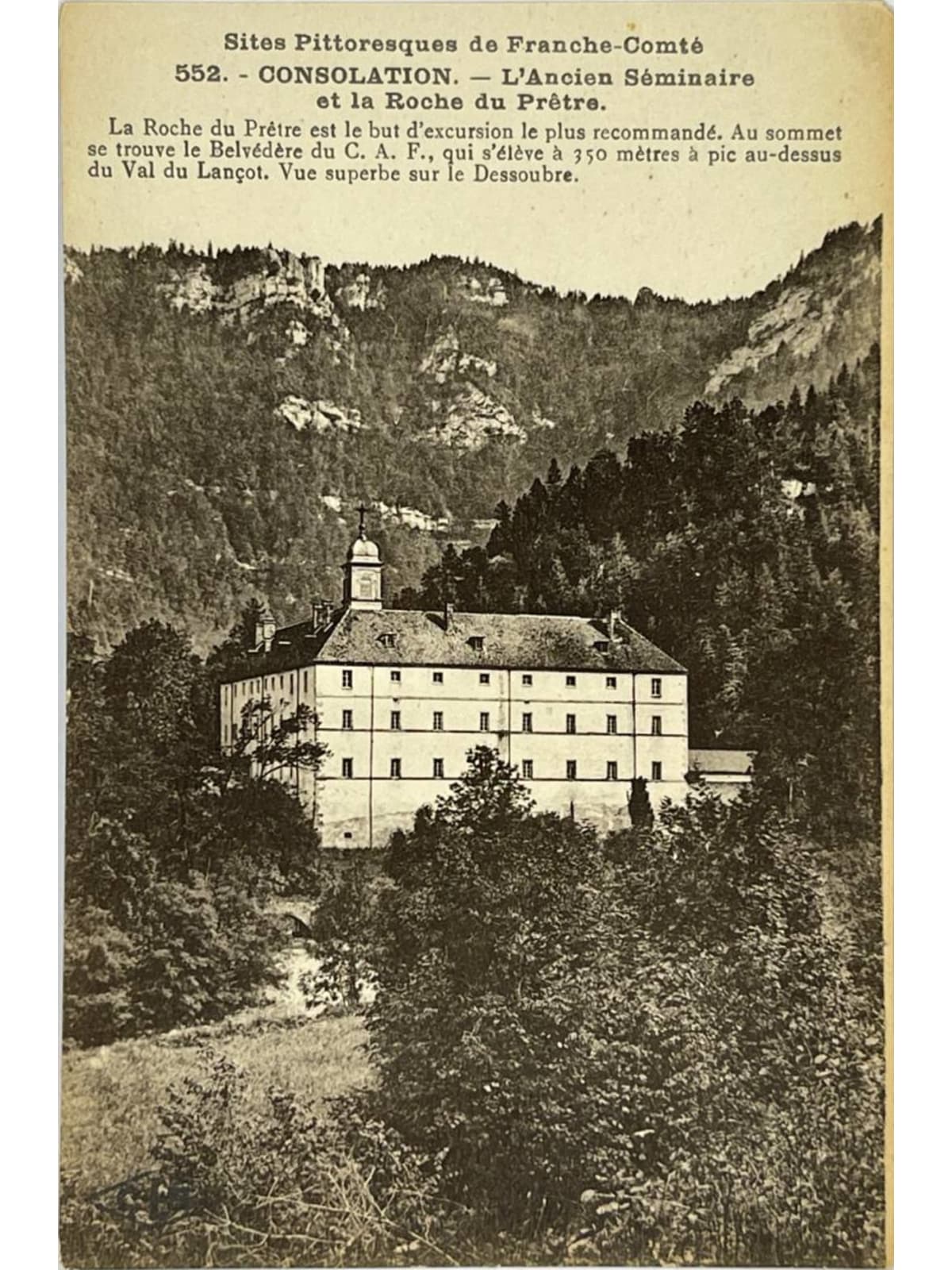 Recto de la carte postale
