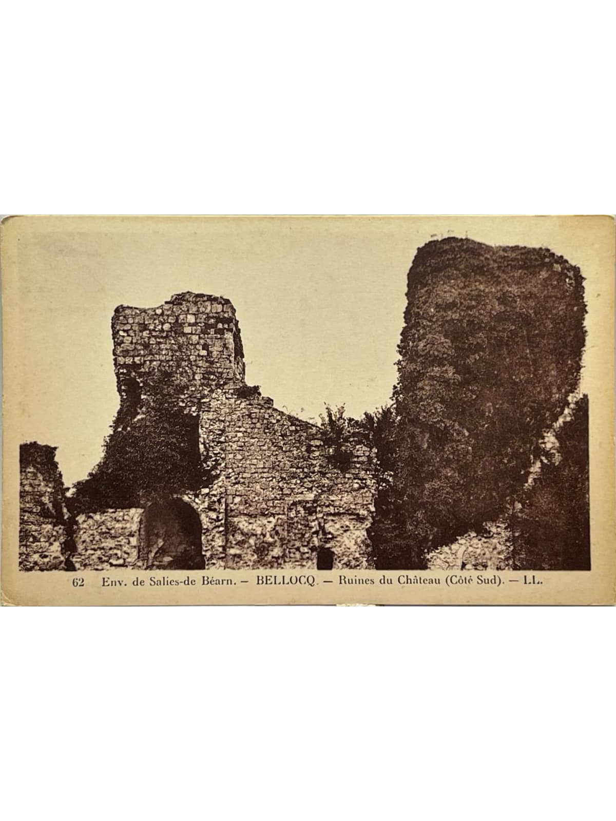 Recto de la carte postale