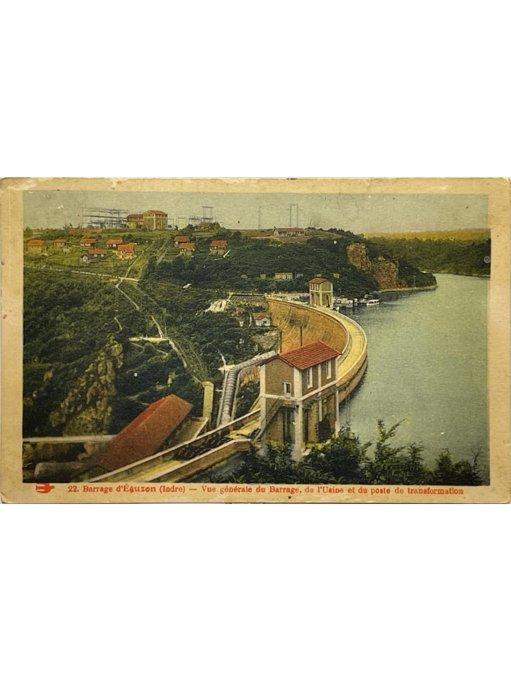 Recto de la carte postale