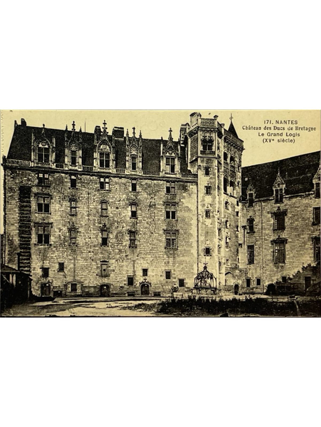 Recto de la carte postale