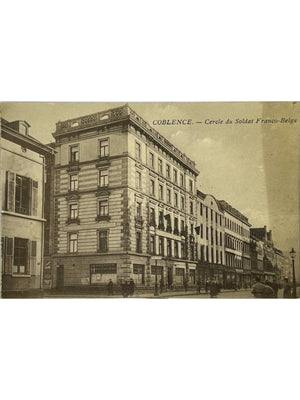 Coblence (Koblenz) – Cercle du Soldat Franco-Belge – CPA 1924