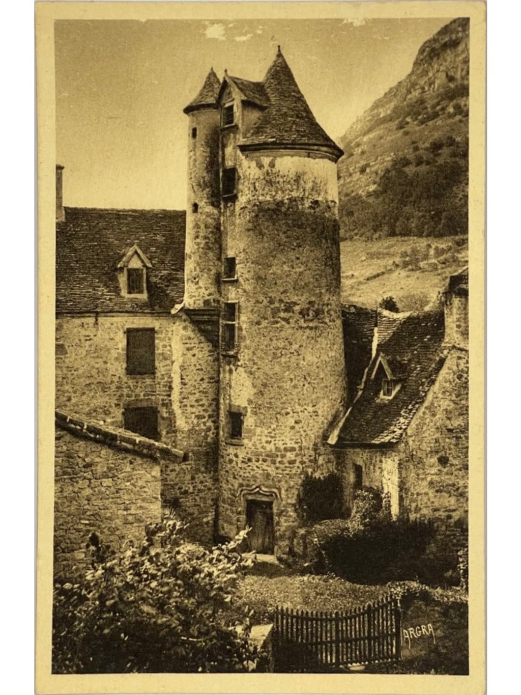 Recto de la carte postale