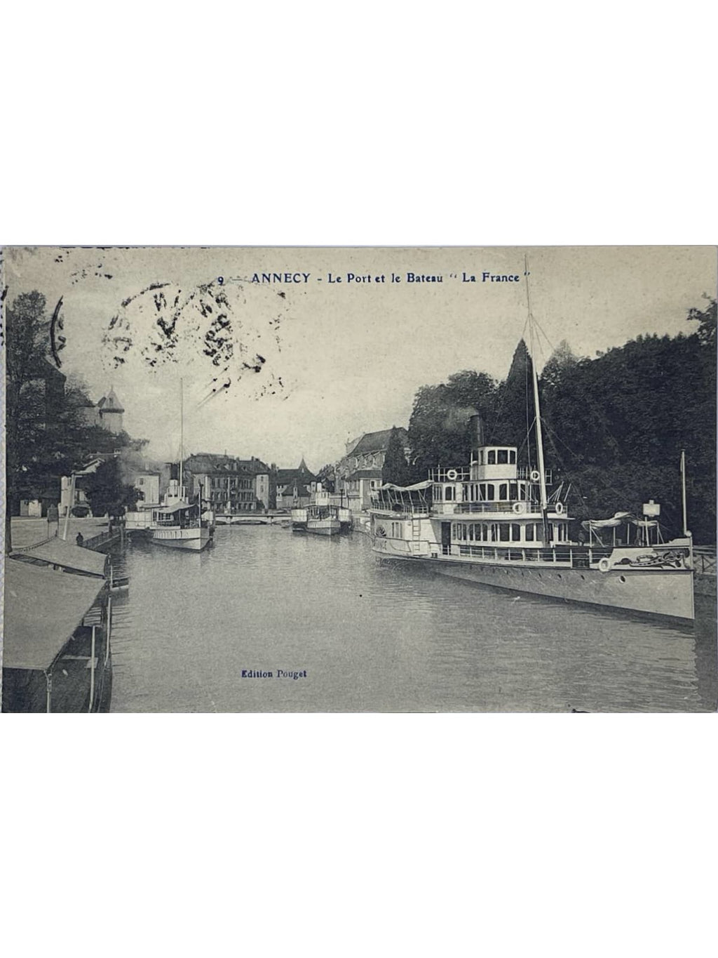 Recto de la carte postale