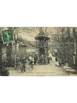 Le Plessis-Robinson – Intérieur de l'Arbre des Roches, vue animée – CPA n°30