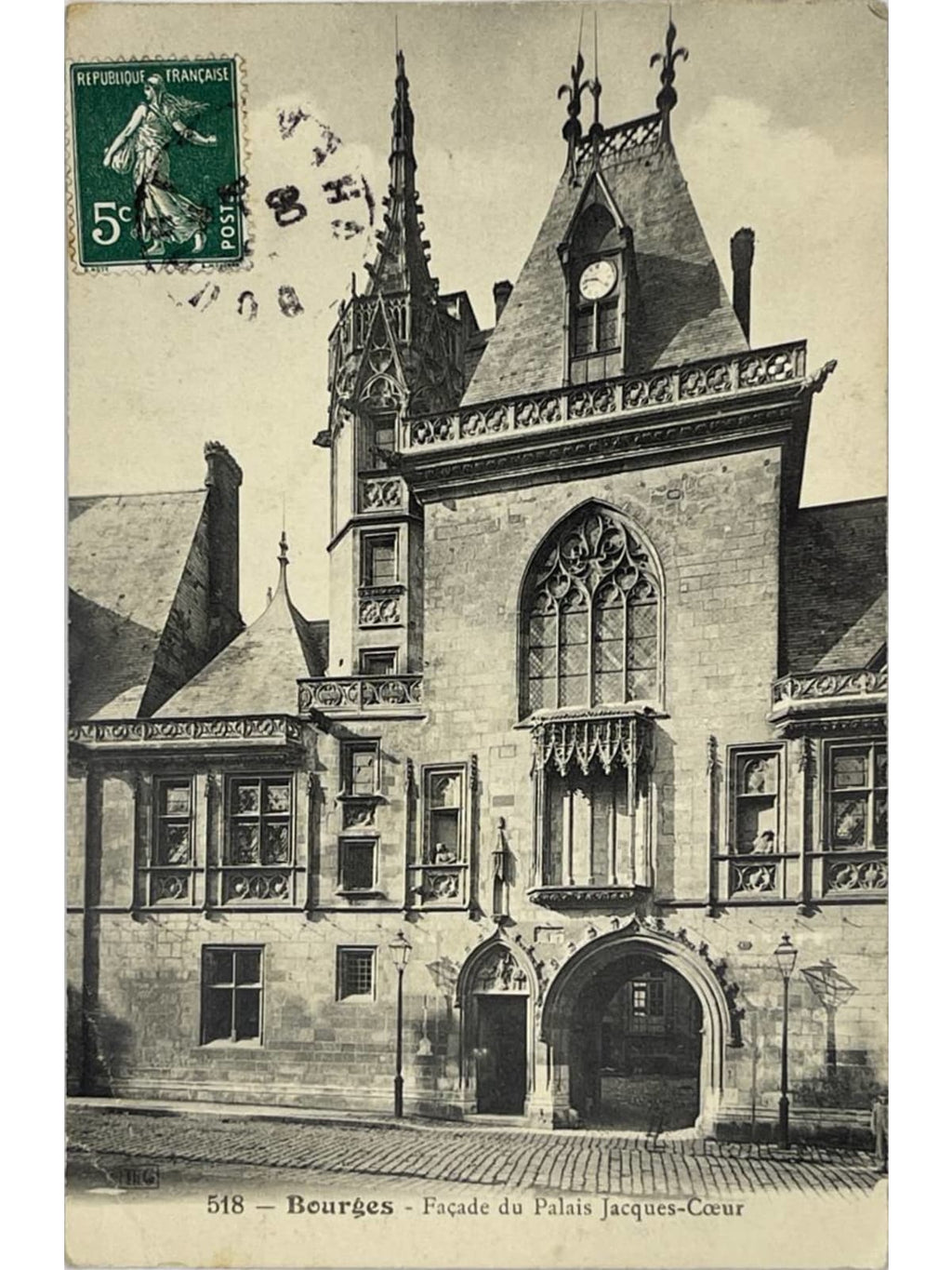 Recto de la carte postale
