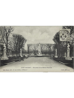 CPA Saint-Maixent-l'École – Monument de la Défense Nationale