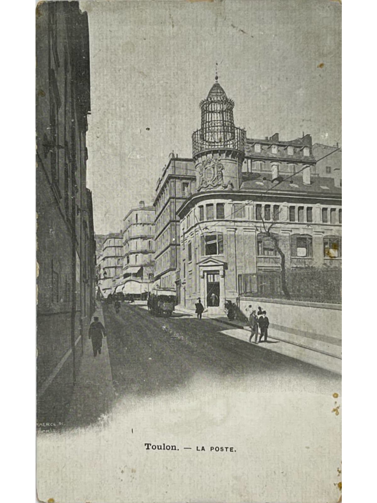 Recto de la carte postale