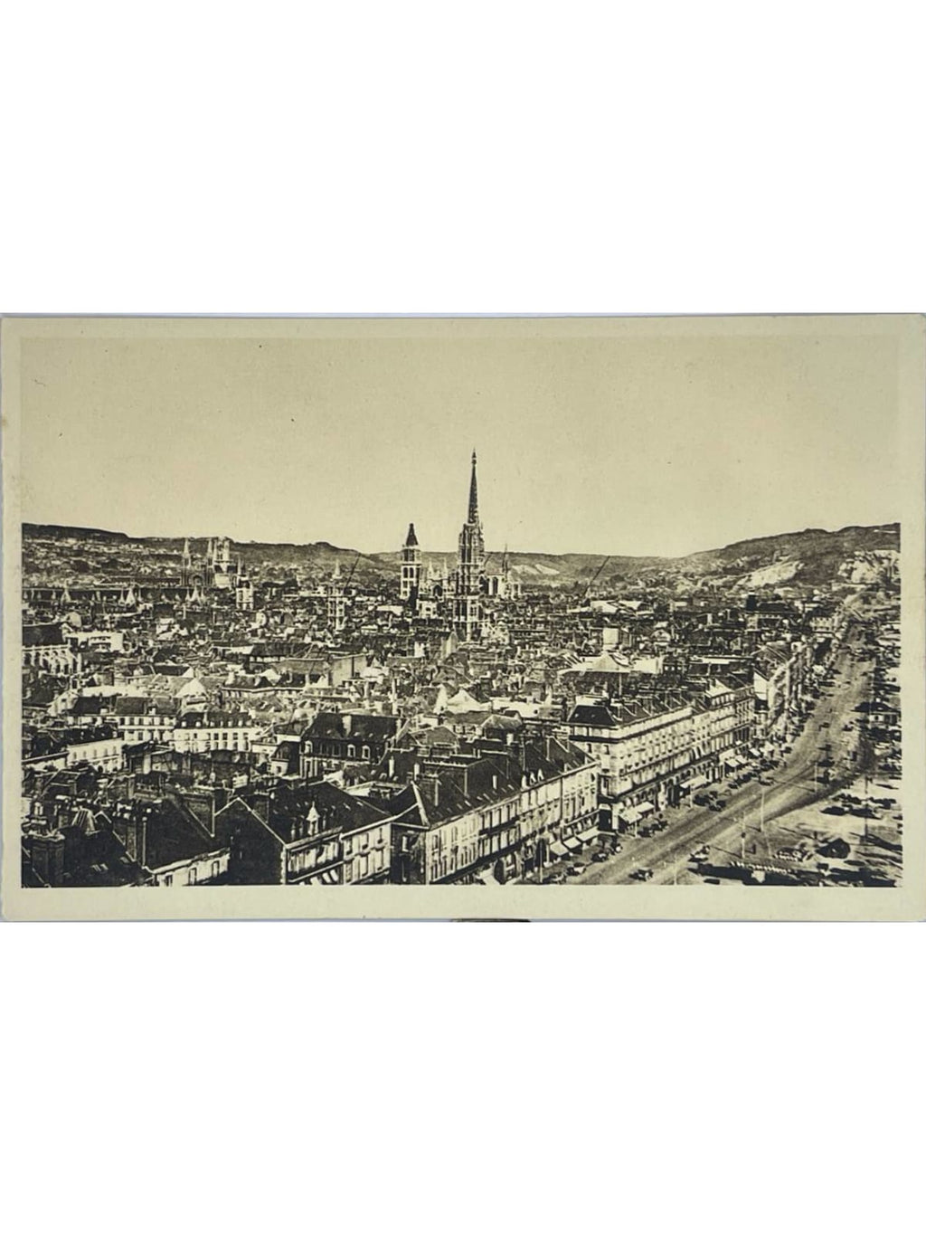 Recto de la carte postale