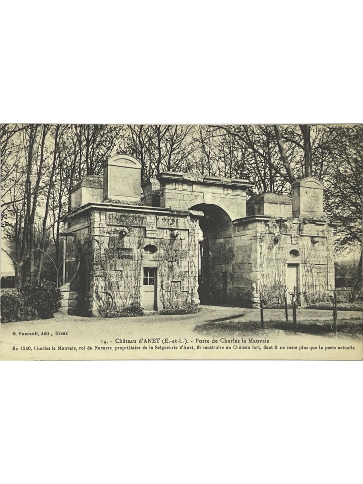 Recto de la carte postale