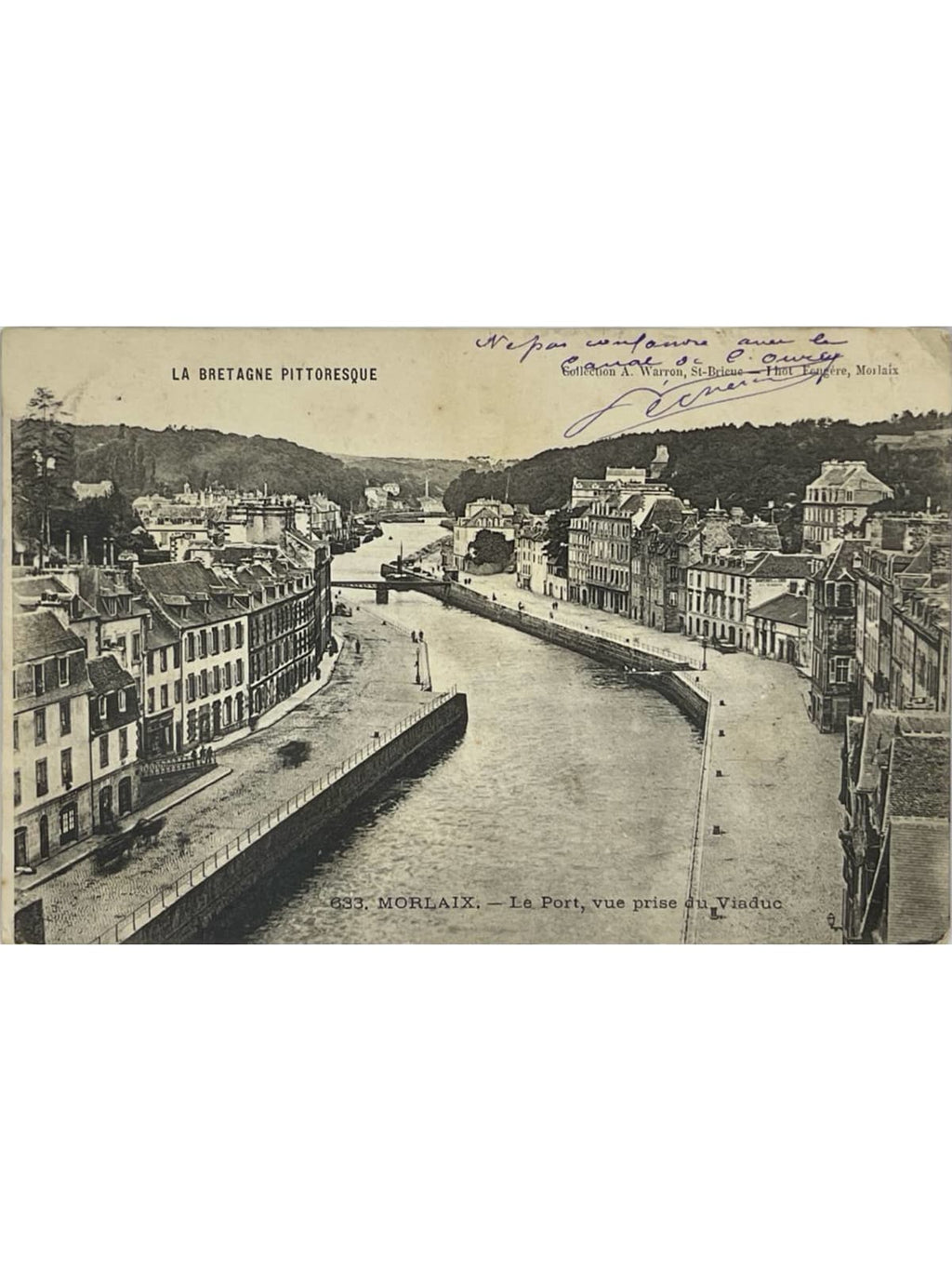 Recto de la carte postale