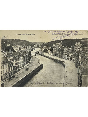 Morlaix – Le Port vu du viaduc – CPA n° 633