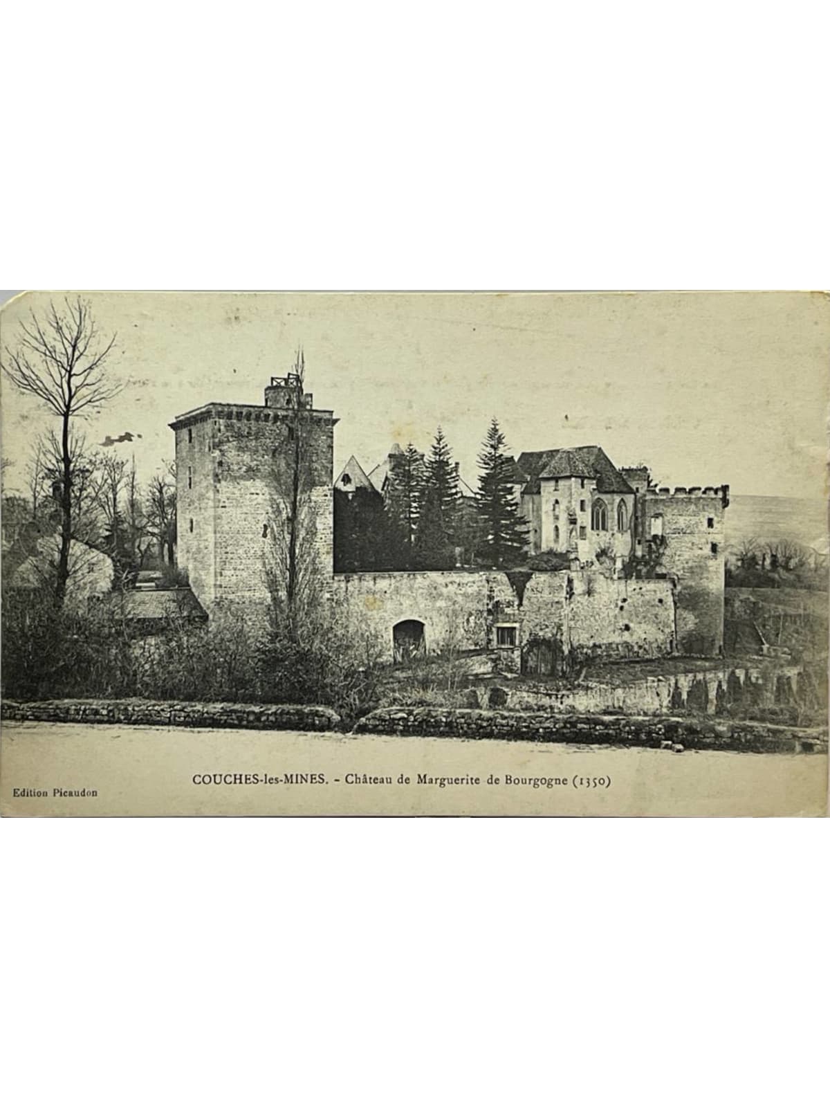 Recto de la carte postale