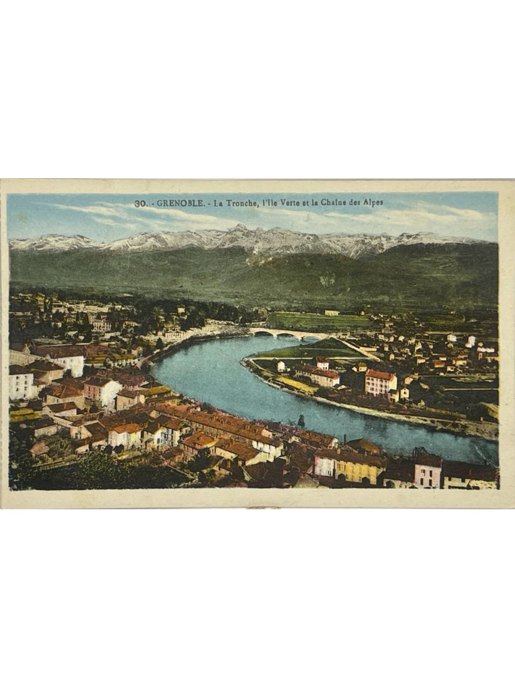 Recto de la carte postale