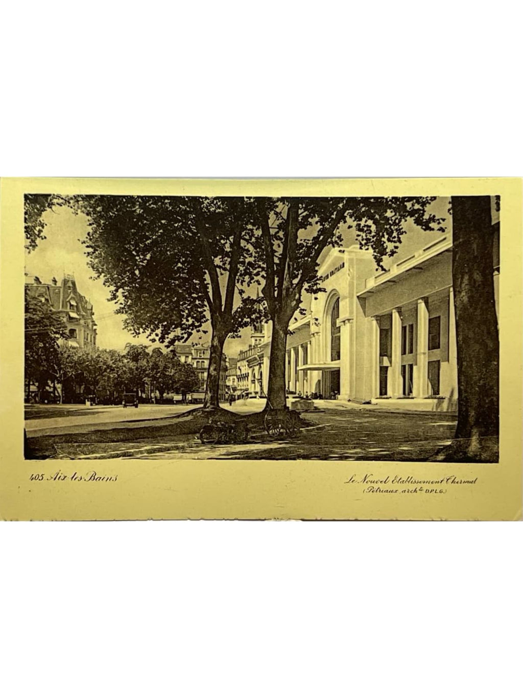 Recto de la carte postale
