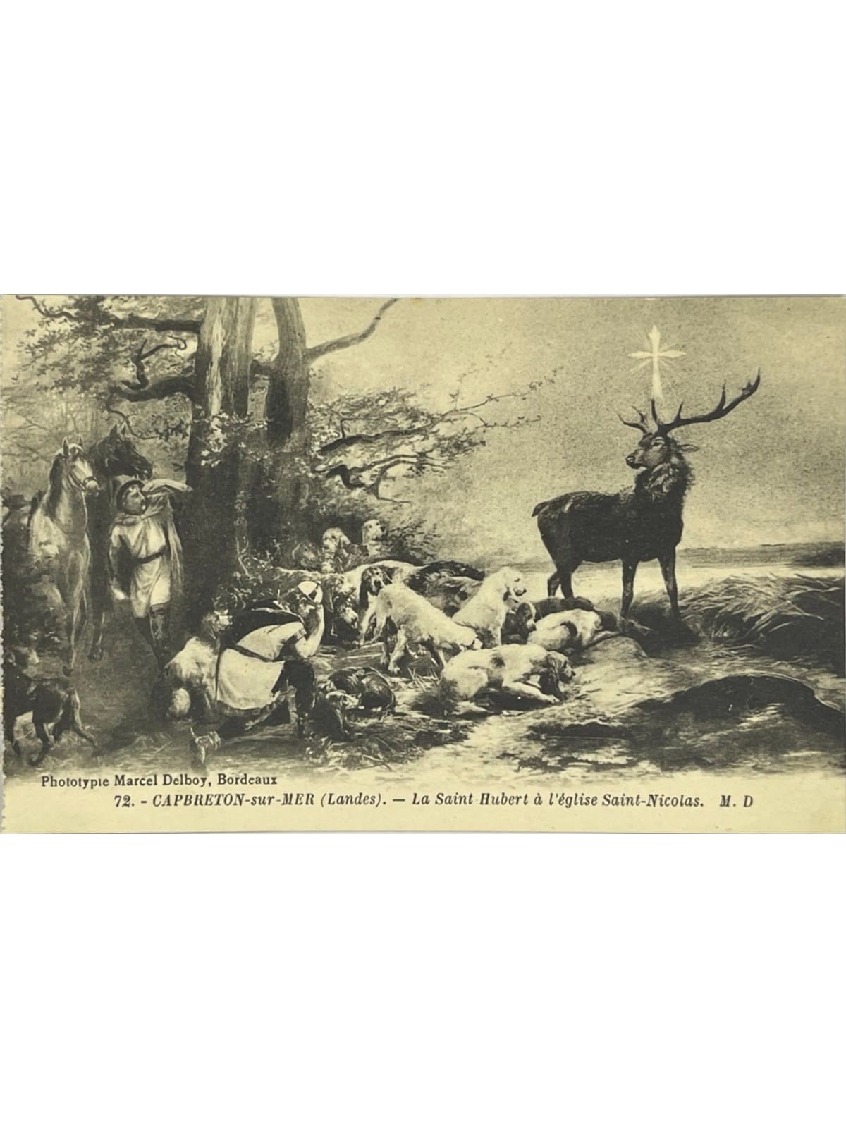 Recto de la carte postale