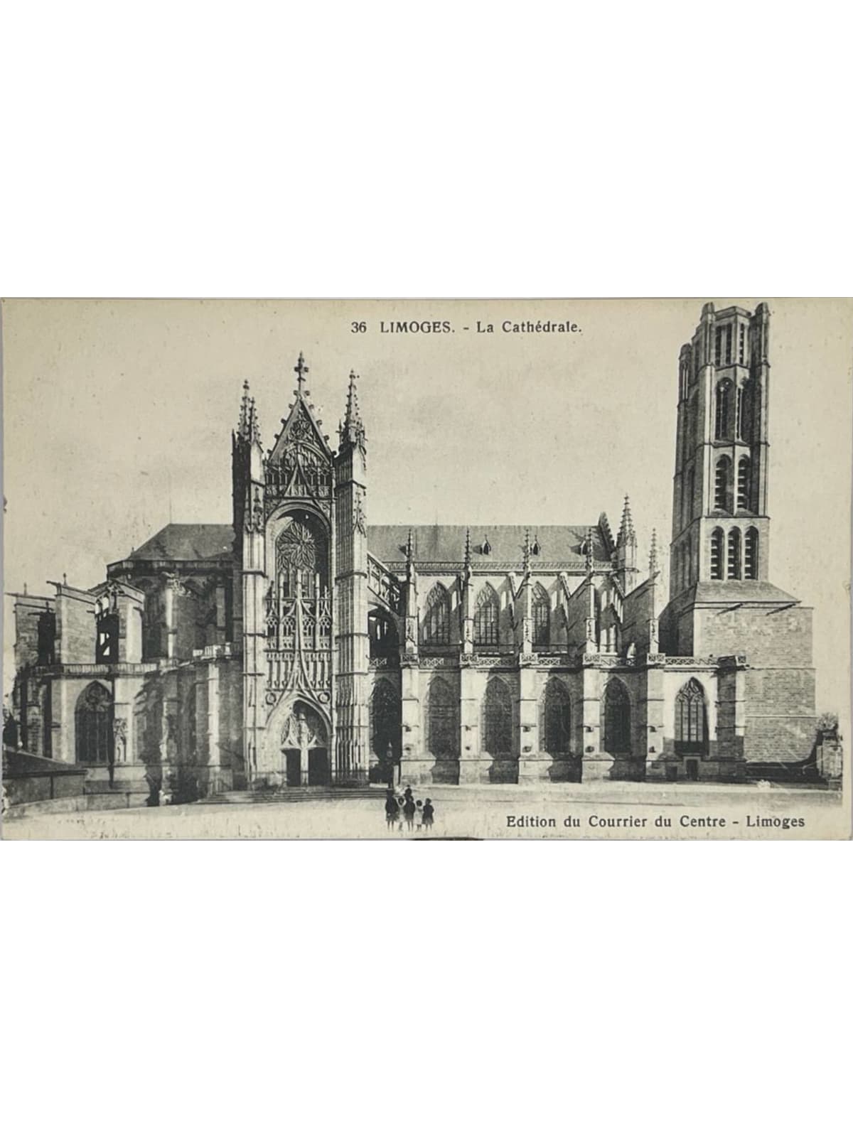 Recto de la carte postale