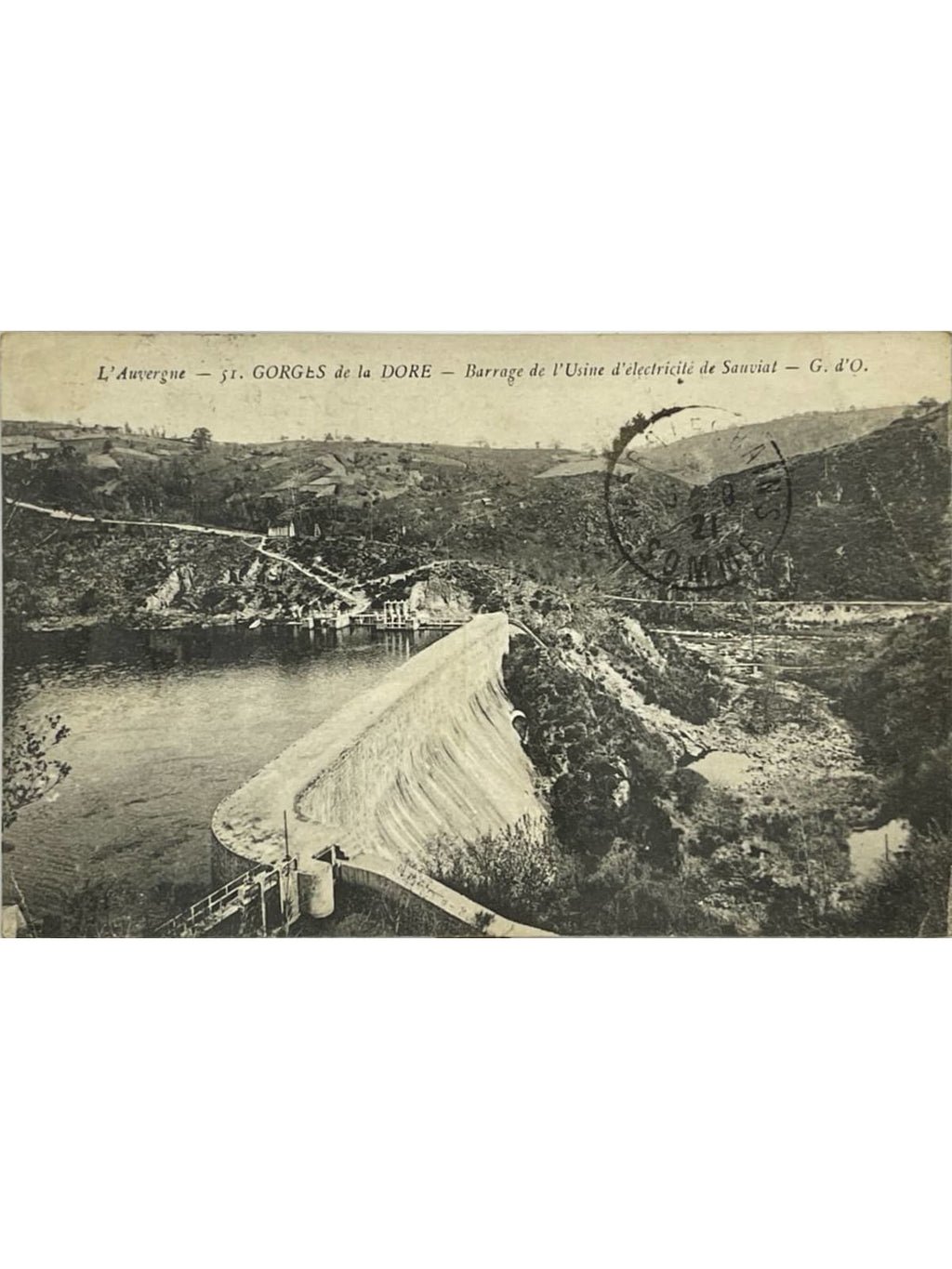Recto de la carte postale