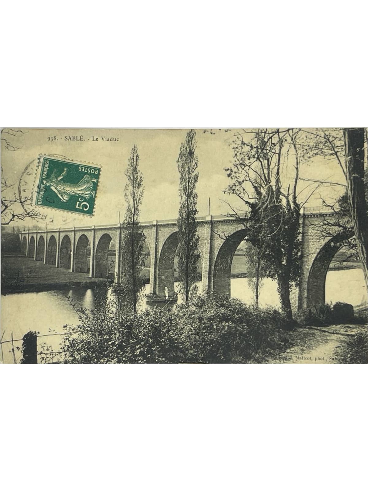 Recto de la carte postale