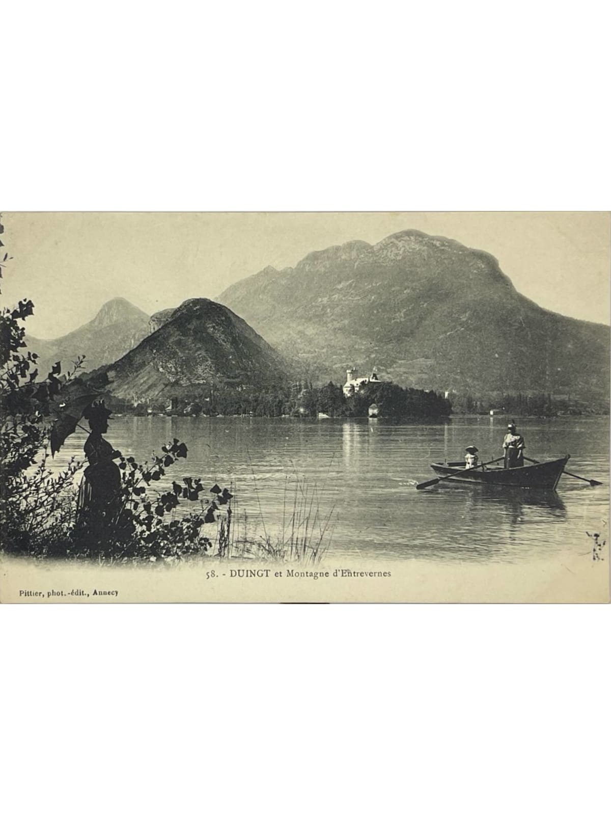 Recto de la carte postale