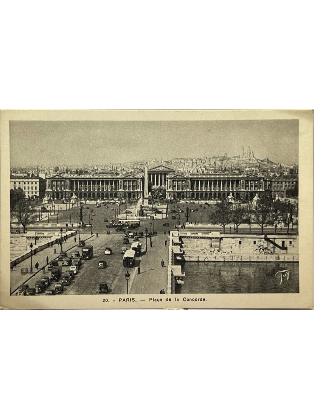 Recto de la carte postale