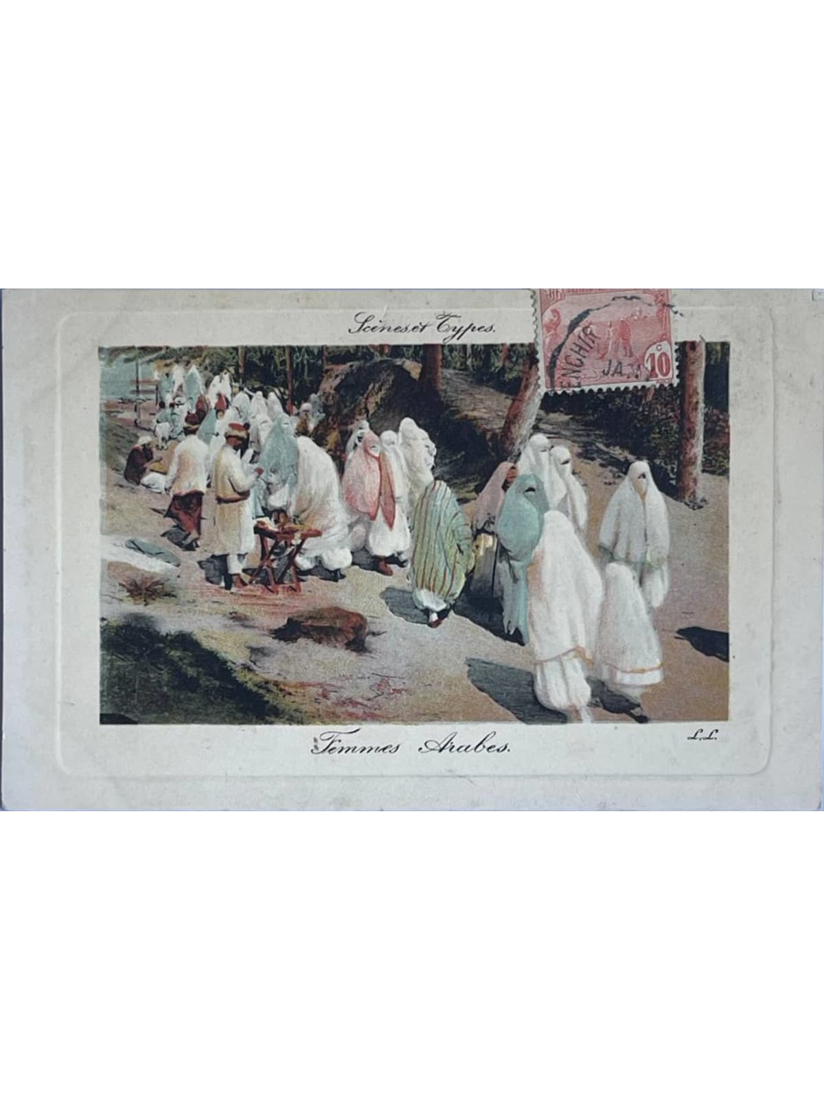Recto de la carte postale
