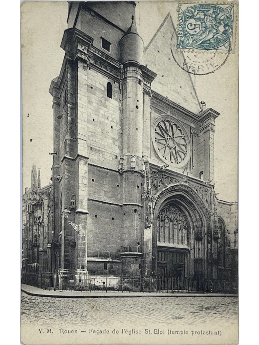 Recto de la carte postale