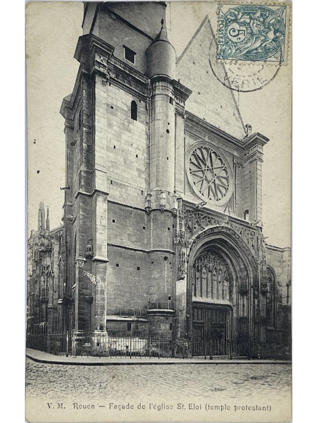 Recto de la carte postale