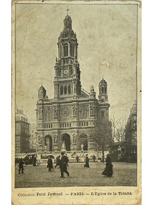 Paris – Église de la Trinité, vue animée – Collection Petit Journal – CPA